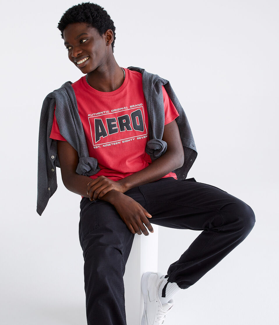 Aero Original Brand Box Logo Graphic Tee