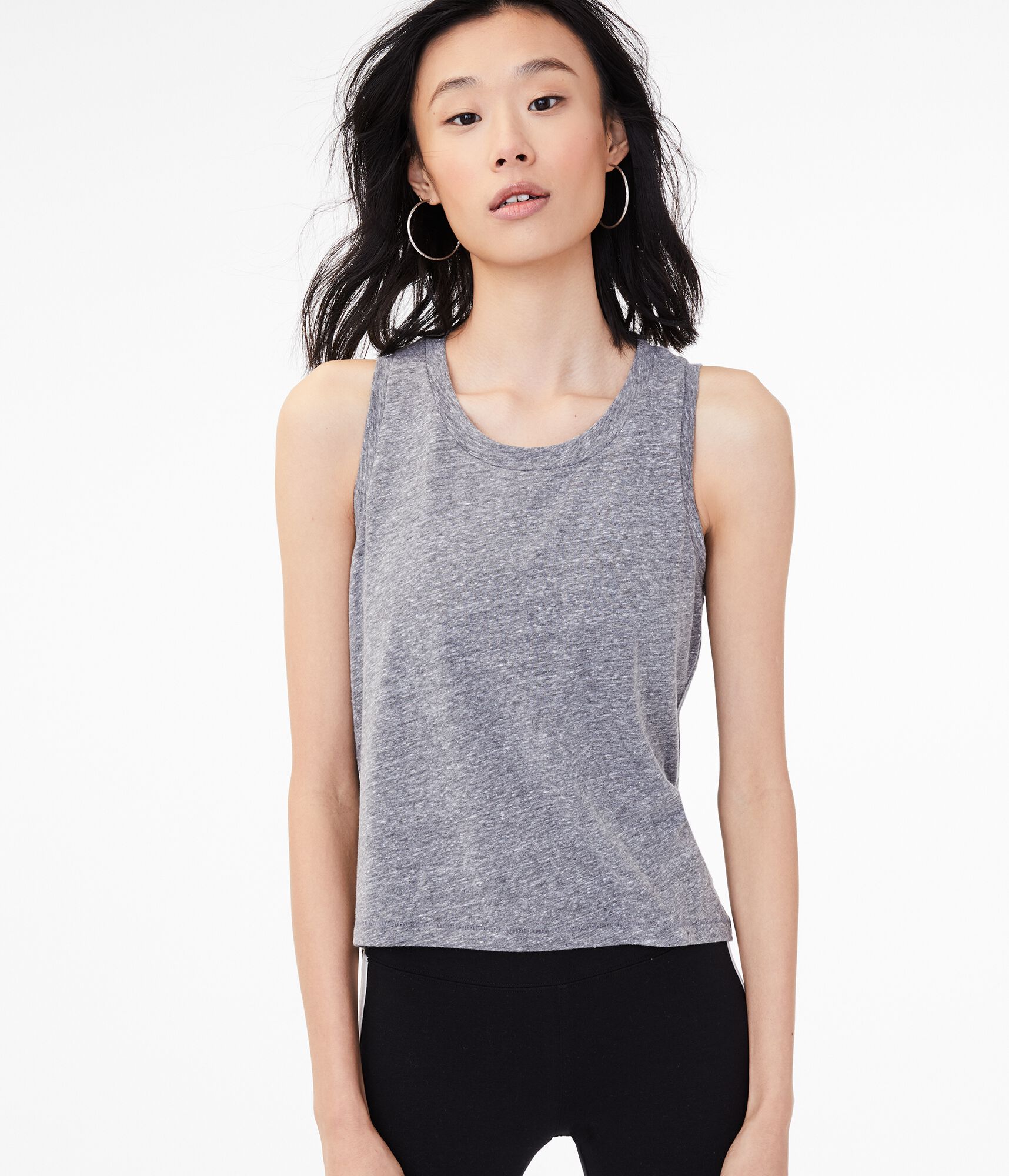 High-Low Muscle Tank