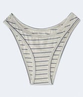 Striped High-Cut Bikini