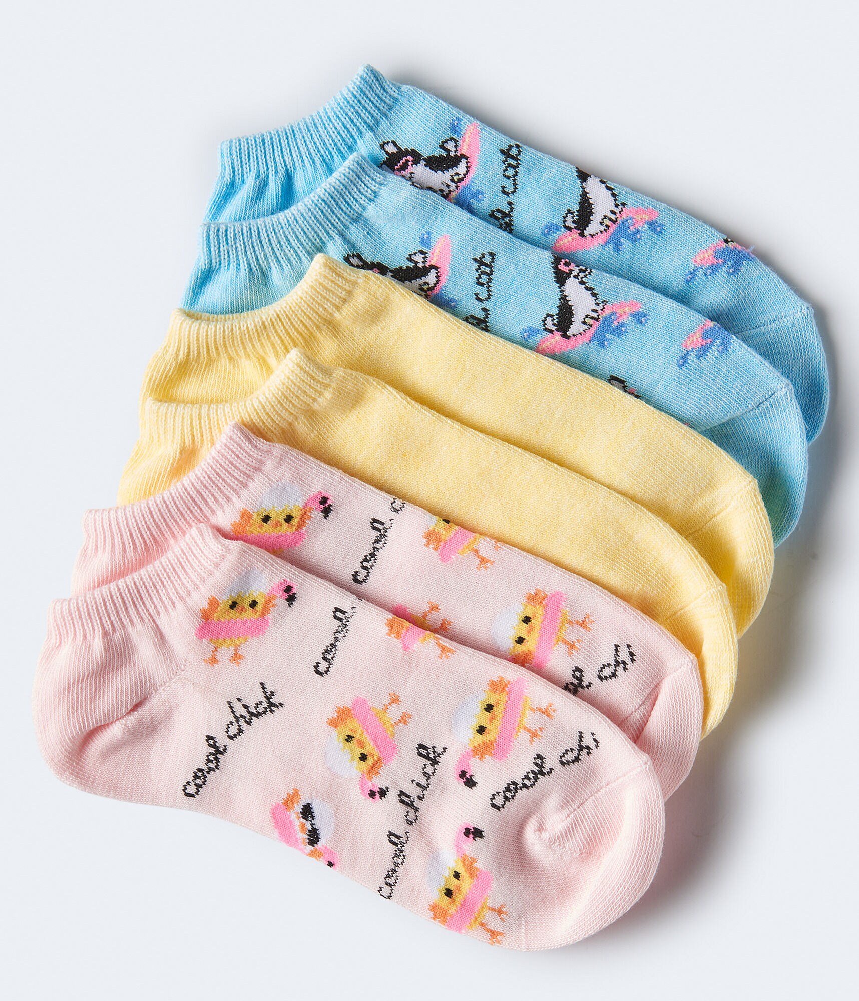 Cool Cat Ankle Sock 3-Pack