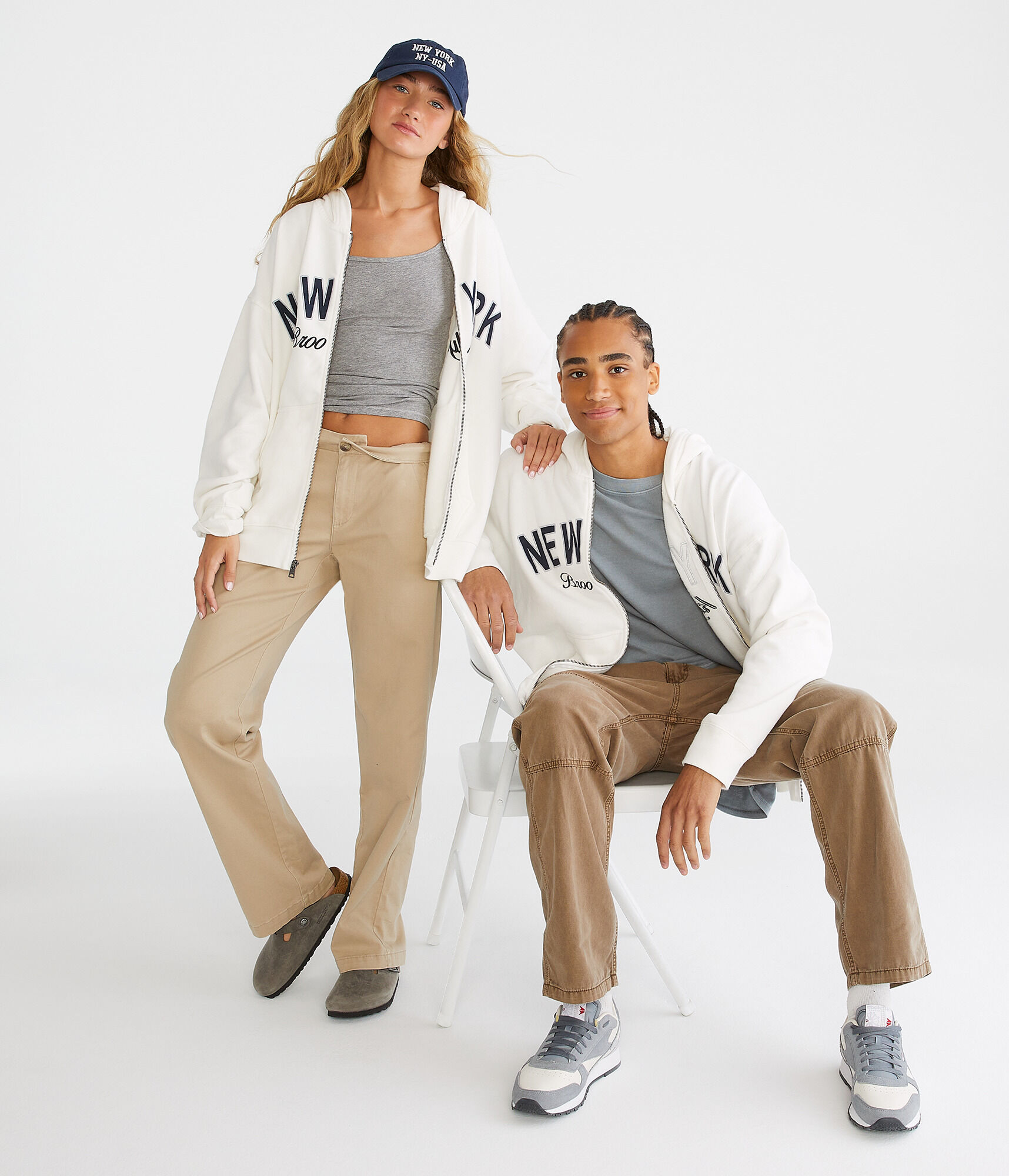 Brooklyn New York Essentials Full-Zip Hoodie