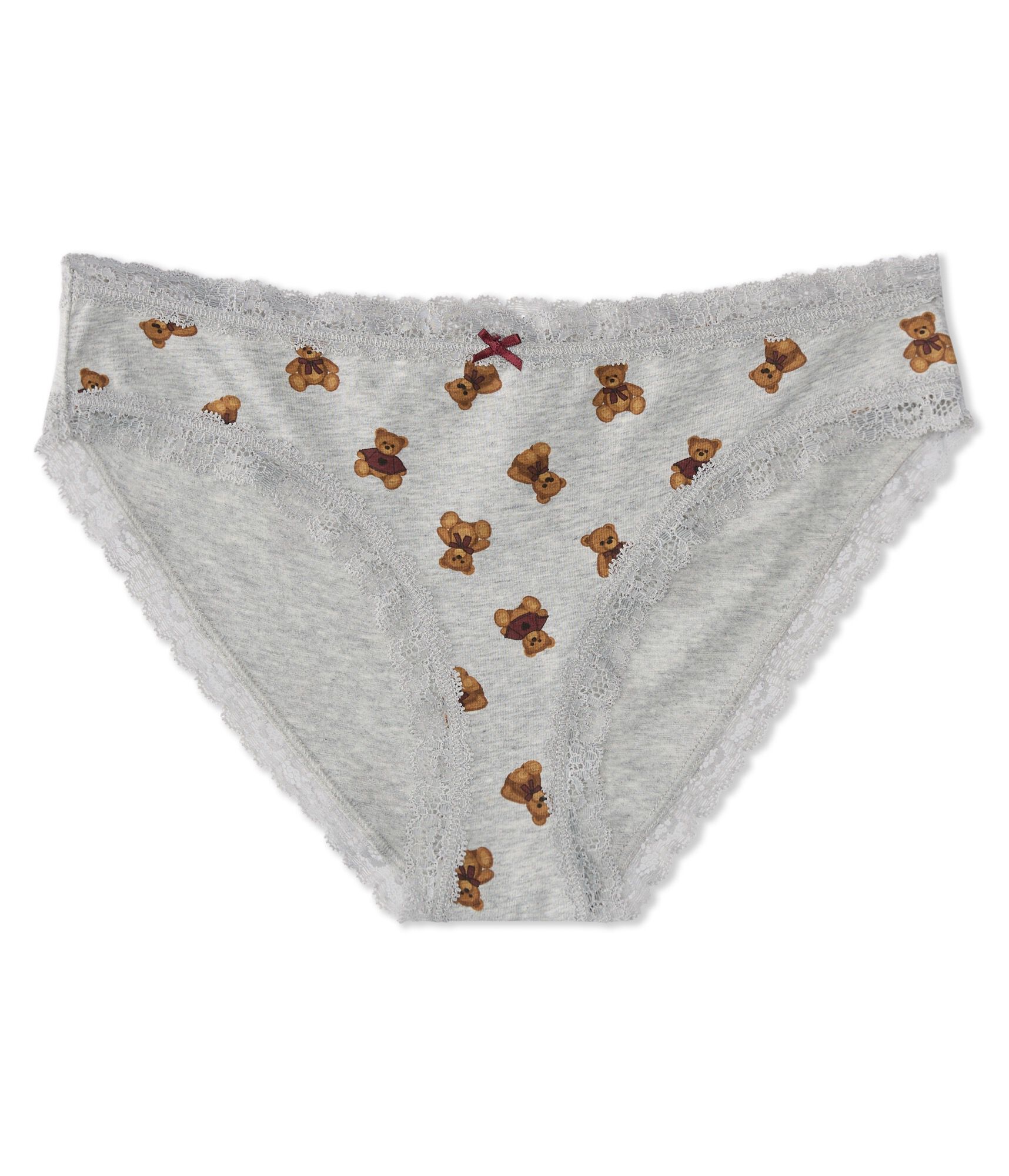 Teddy Bear Lace-Trim Hipster
