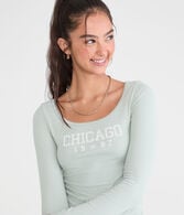 Long Sleeve Seriously Soft Chicago 1987 Graphic Tee