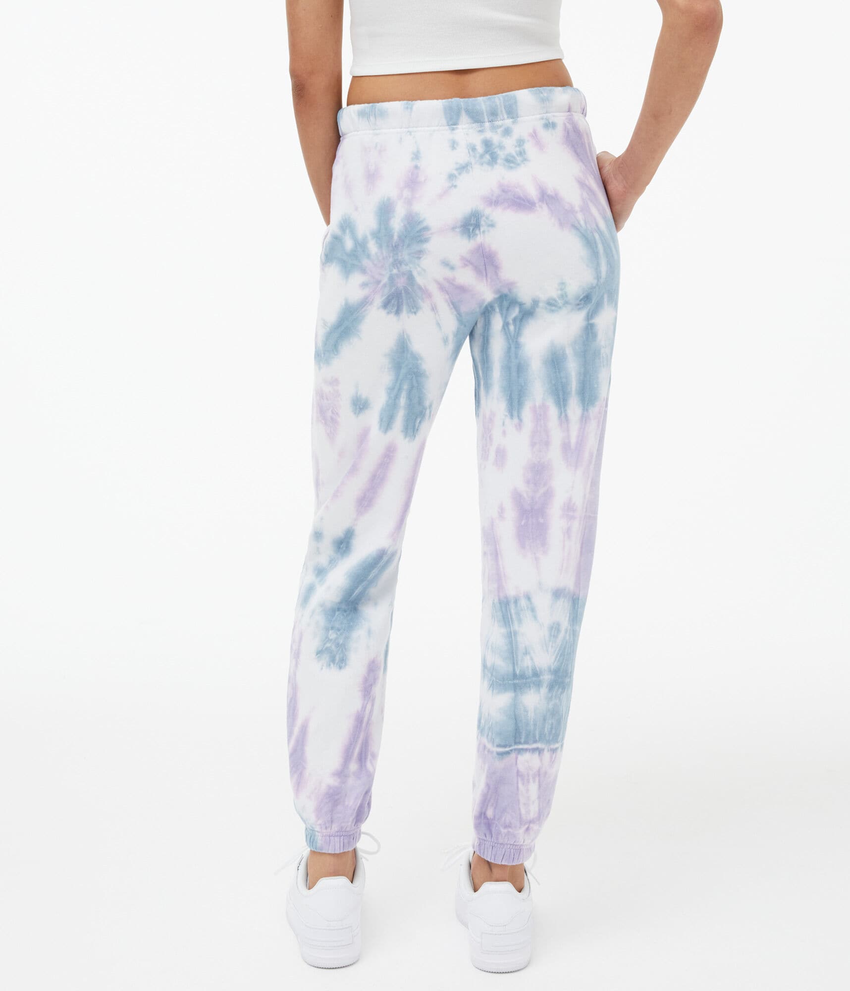 Tie-Dye Slouchy High-Waisted Cinched 