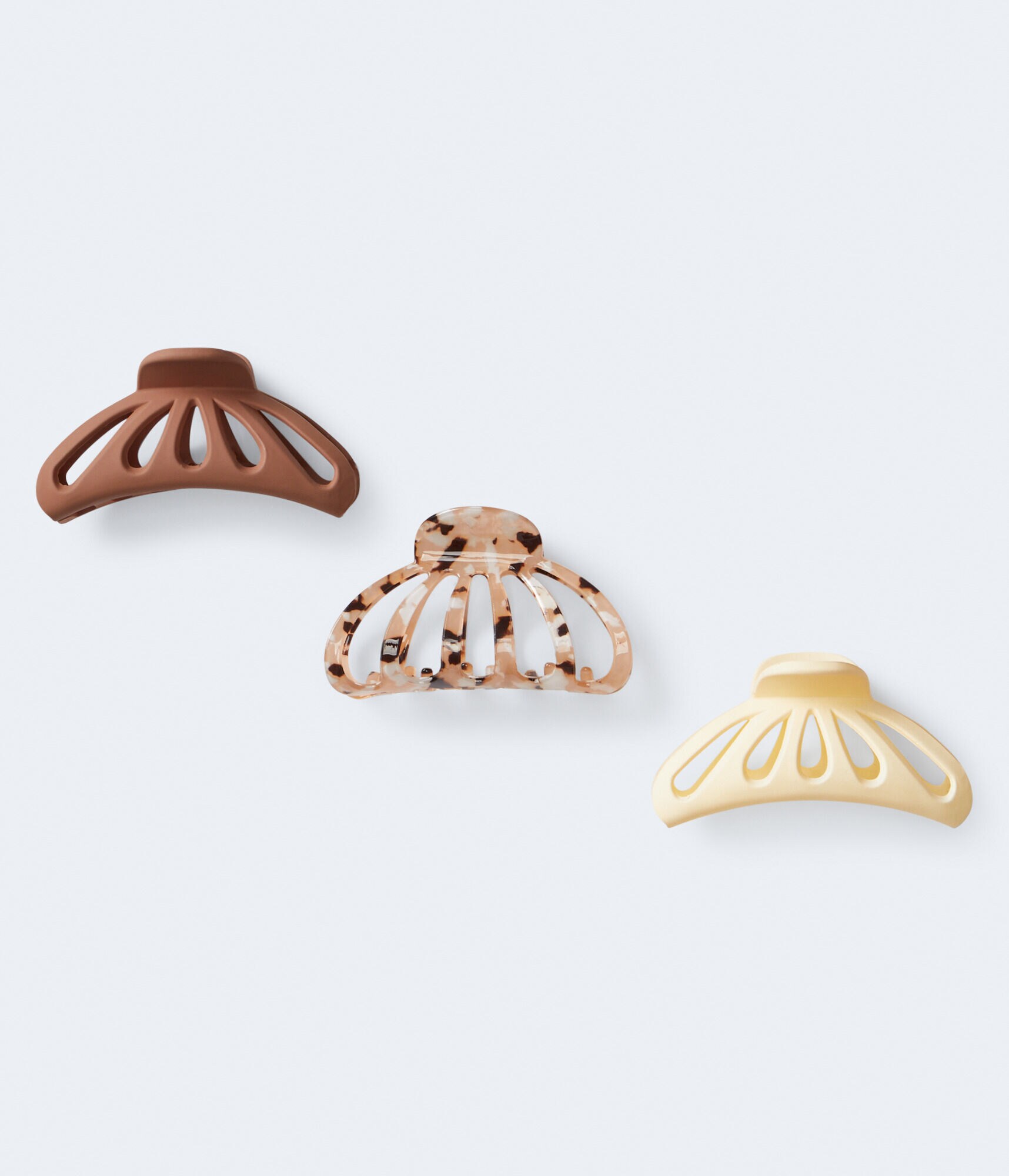 Teardrop Claw Hair Clip 3-Pack
