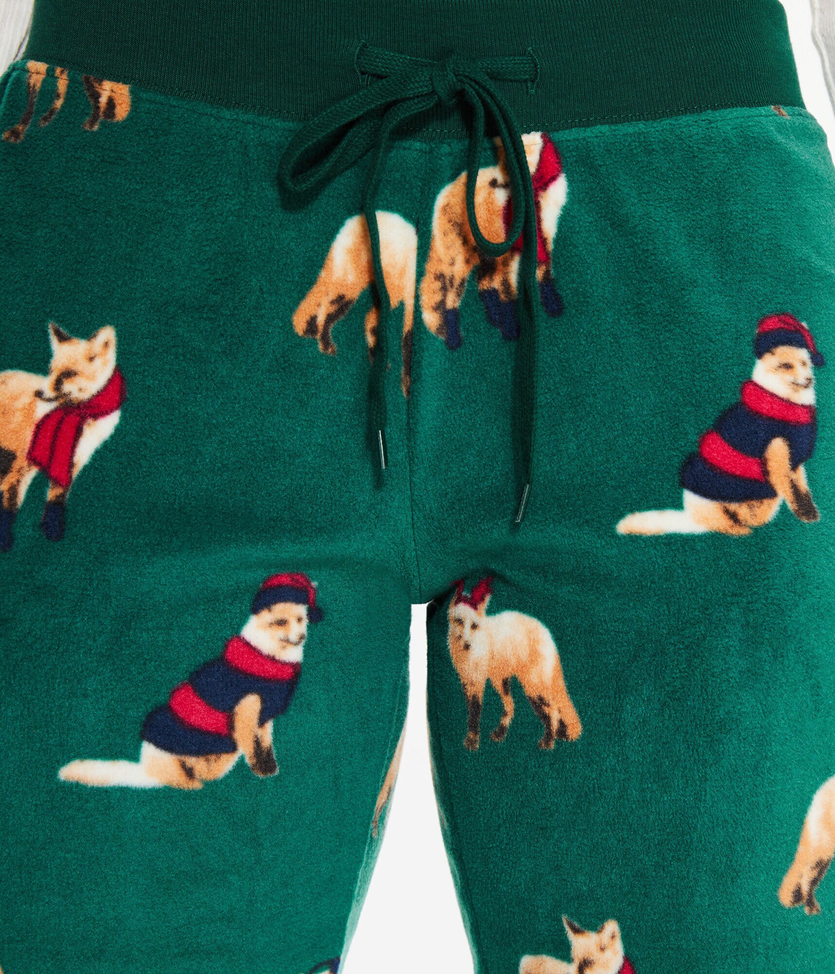 Winter Foxes Polyfleece Sleep Joggers