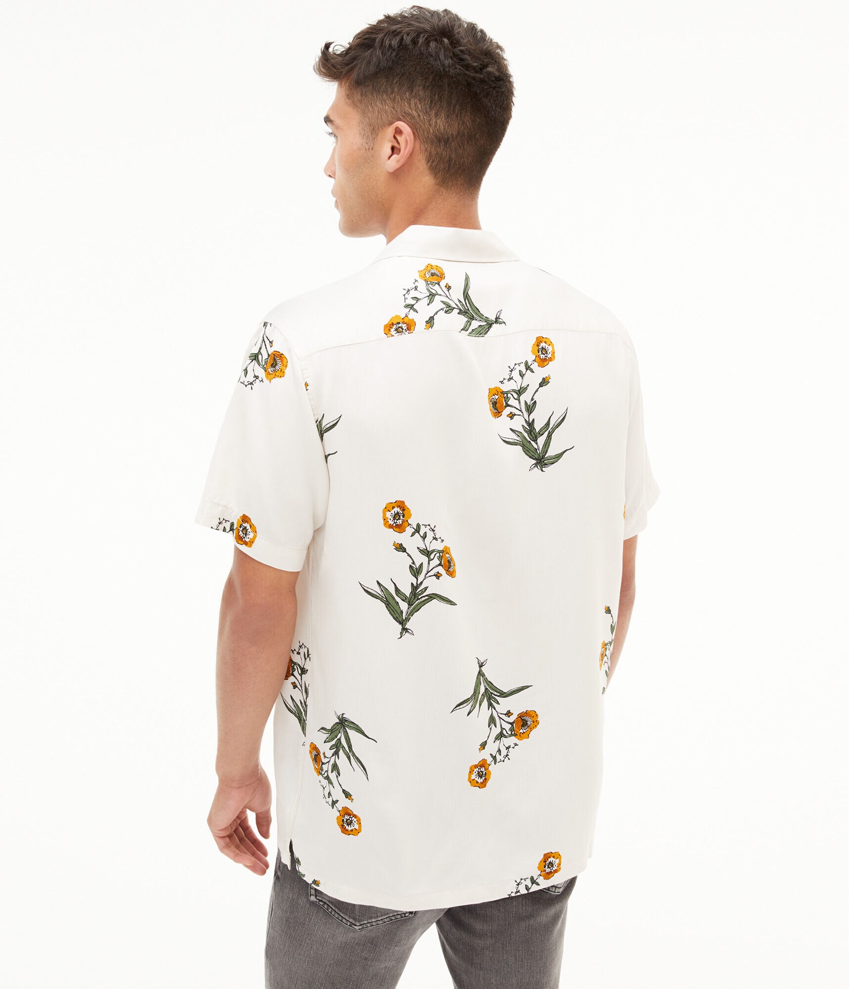 Floral Button-Down Resort Shirt