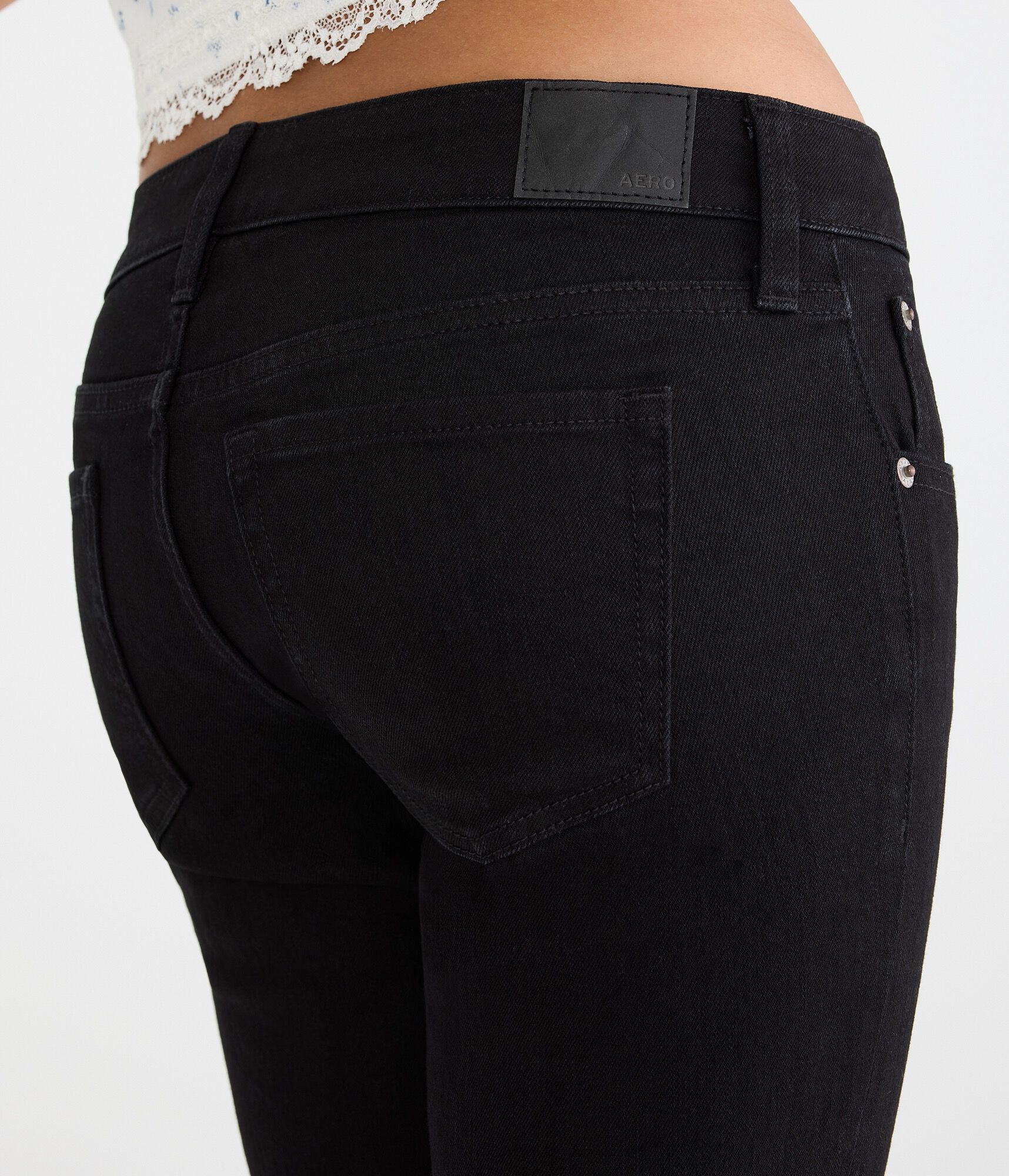 Low-Rise Flare Jean