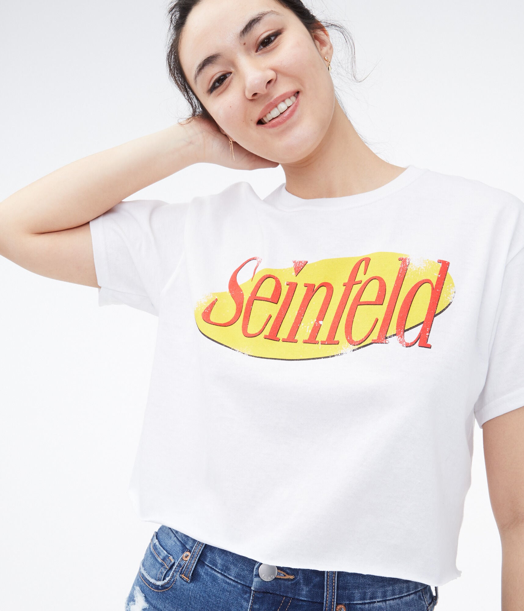 Seinfeld Logo Cropped Graphic Tee