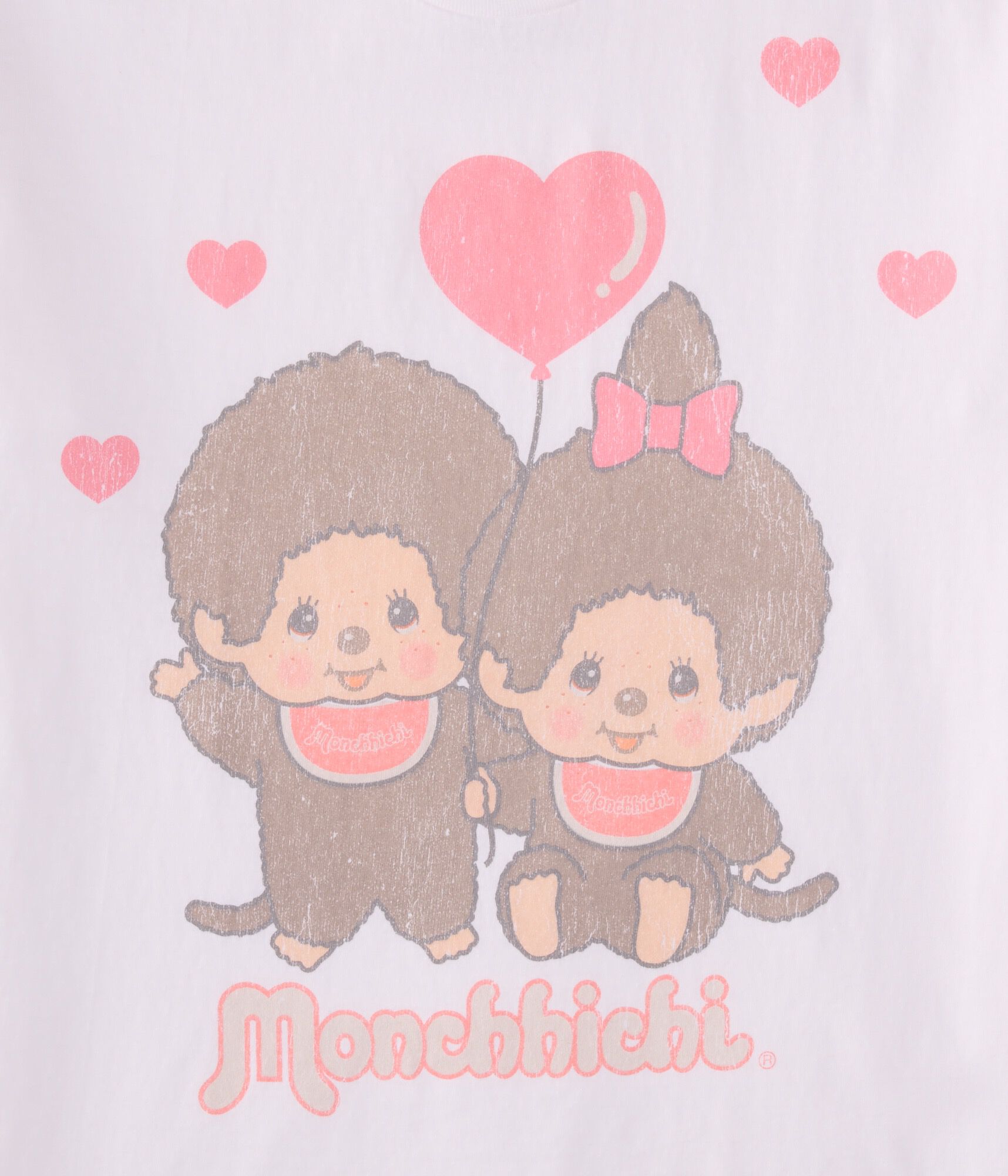 Monchhichi Hearts Relaxed Graphic Tee