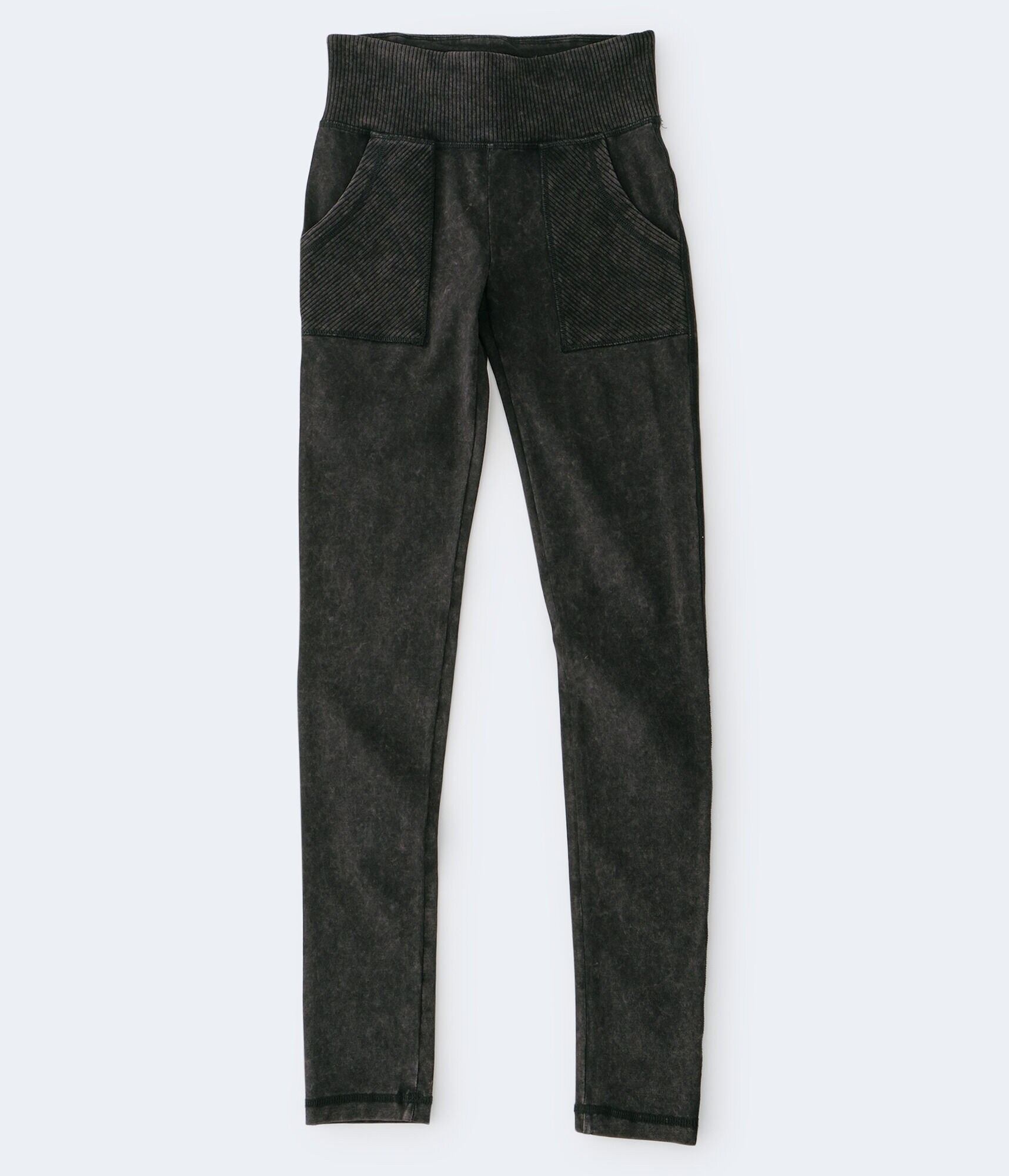 Acid Wash Ultra High-Rise Patch Pocket Leggings