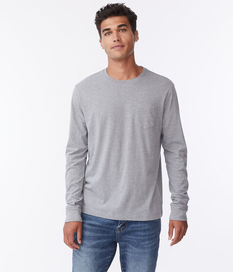 Long Sleeve Pocket Crew Tee