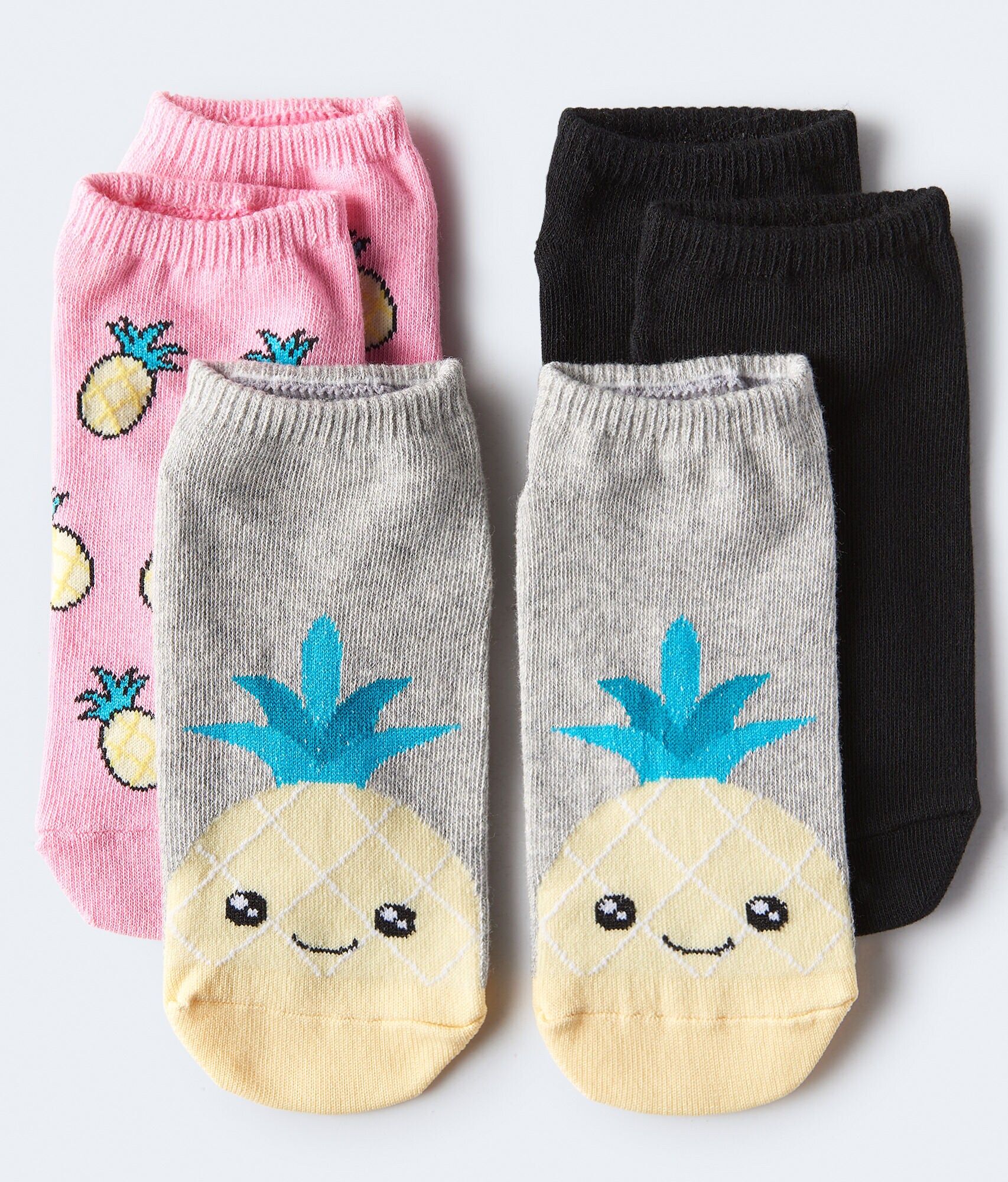 Pineapple Ankle Sock 3-Pack