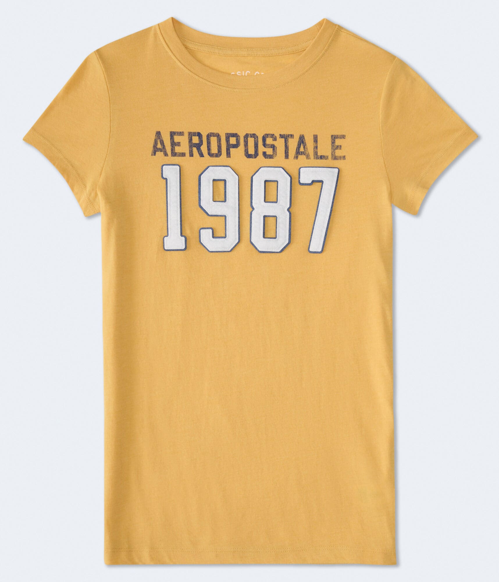 【aeae】APPLIQUE LOGO TEE Aeropostale 1987 Appliqué Graphic Tee