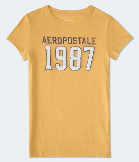 Aeropostale 1987 Appliqué Graphic Tee Aeropostale 1987 Appliqué Graphic Tee