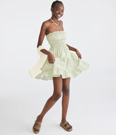 Floral Strapless Fit & Flare Dress