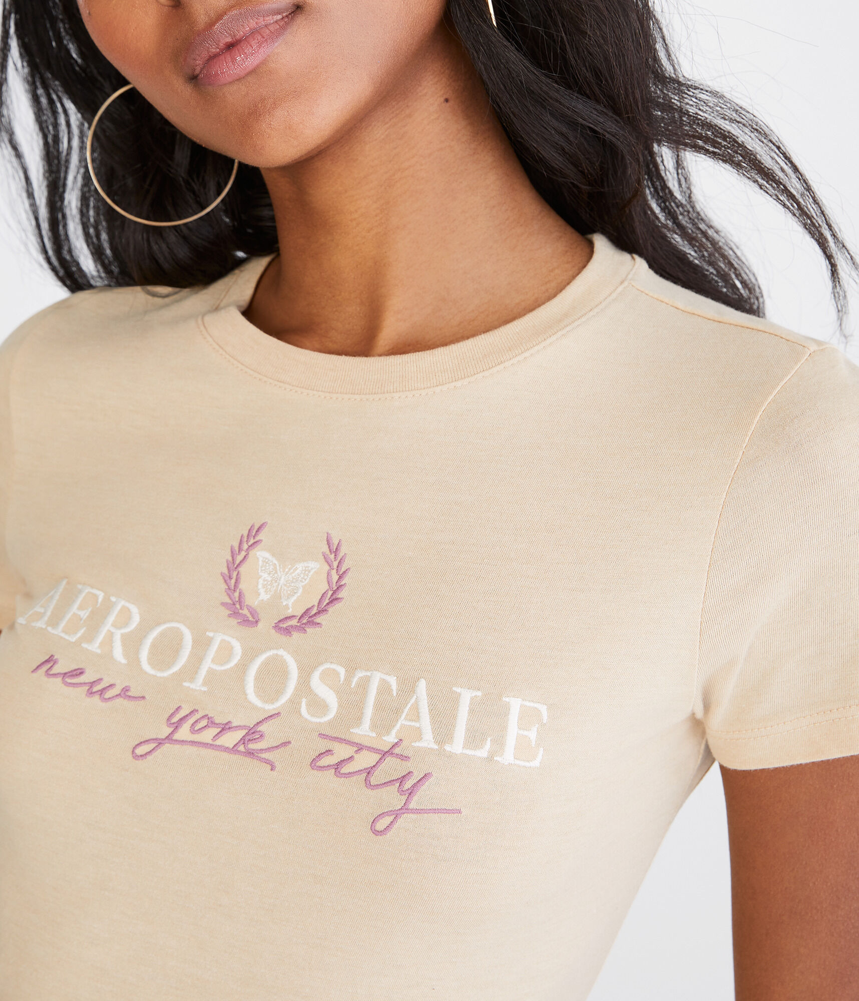 Aero NYC Laurel Crest Graphic Tee