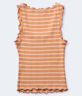 Ribbed Striped Bodycon Tank