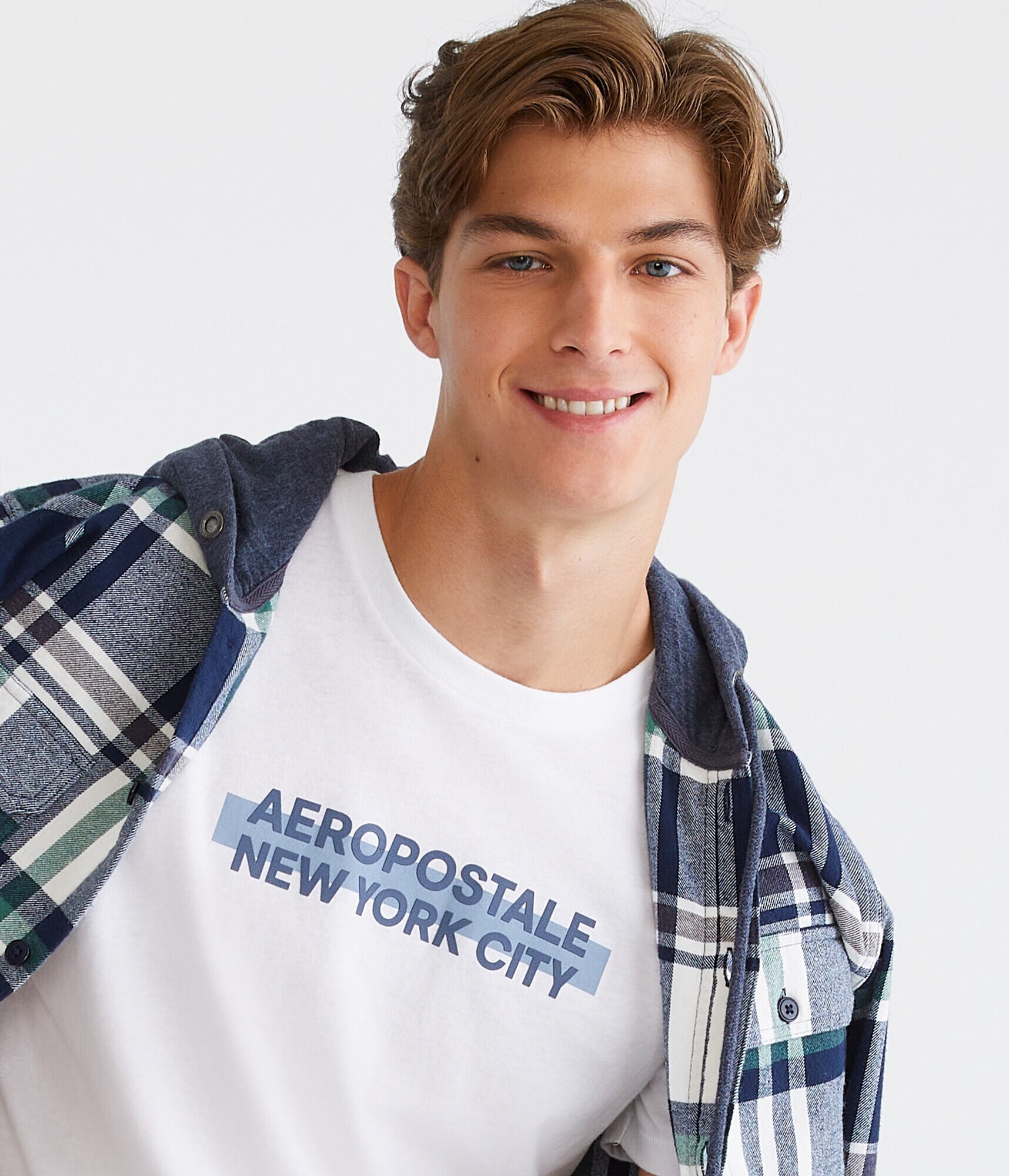 Aeropostale New York City Box Logo Graphic Tee