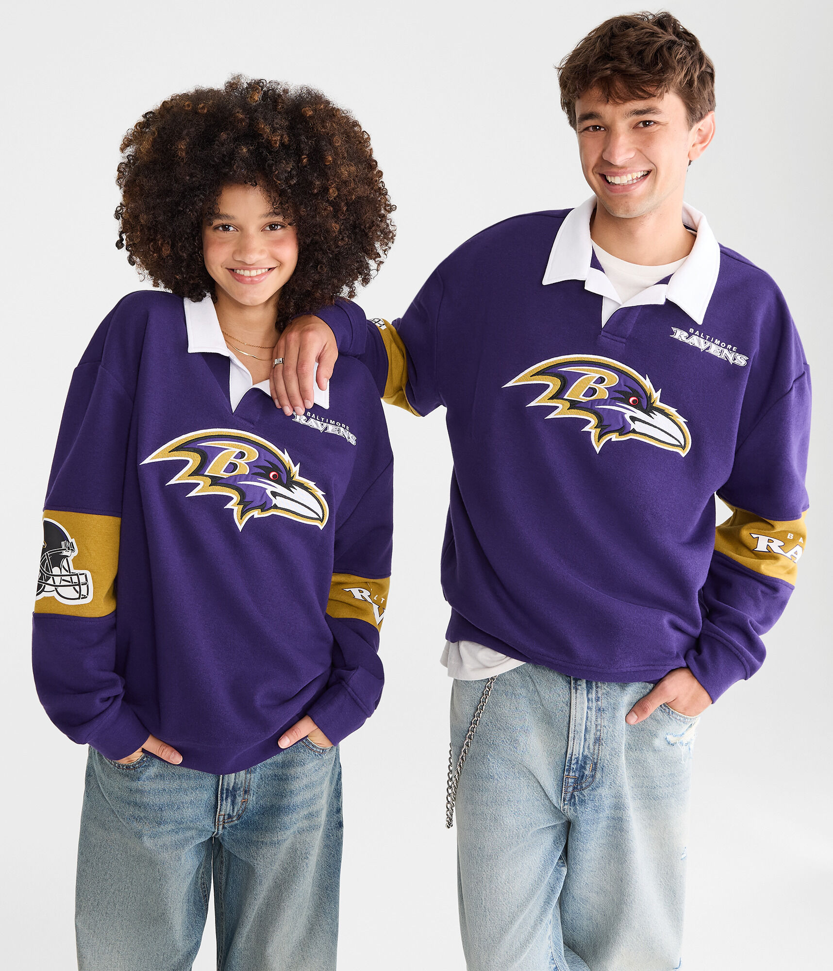 Baltimore Ravens Rugby Sweatshirt