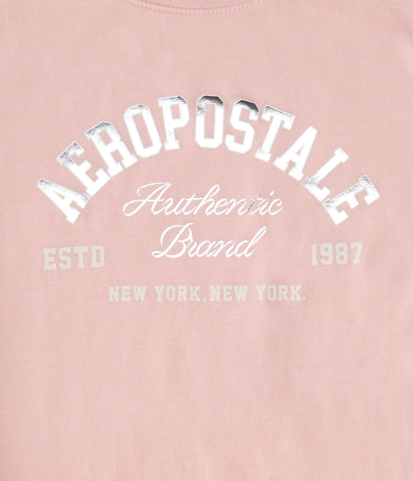 Aeropostale Arch Foil Graphic Tee