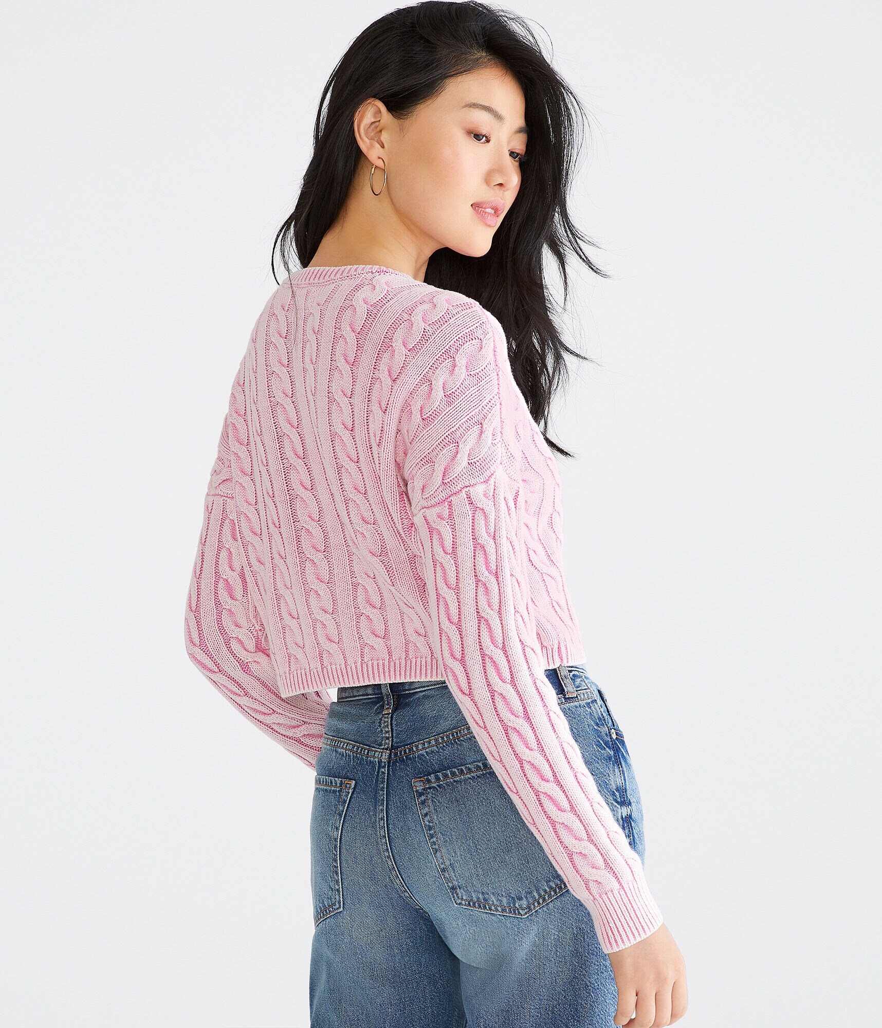 トップス Andmary Kitty cable knit tops ANDMARY】Kitty cable knit tops