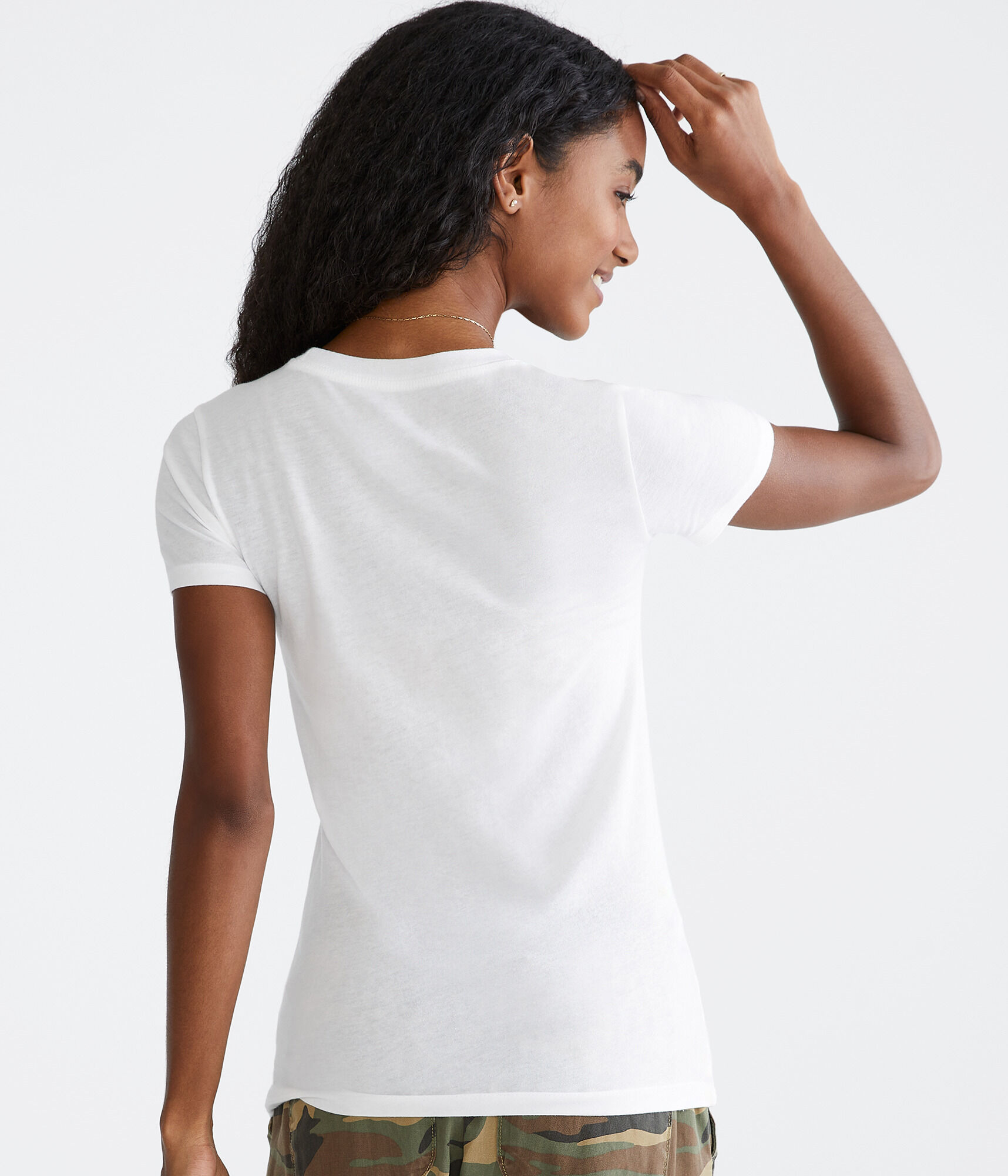 Boxed Flower Foil Graphic Tee