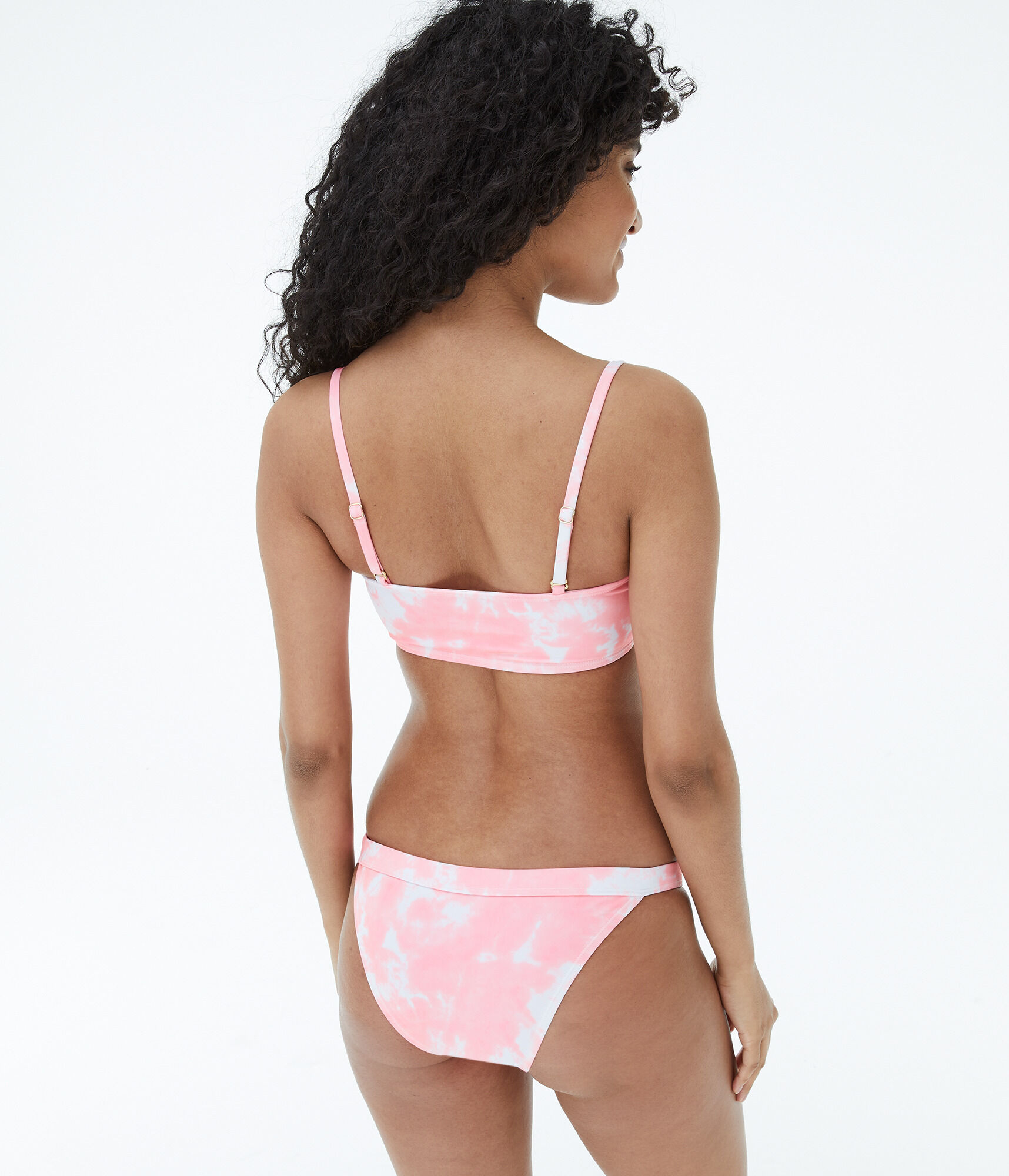 Tie-Dye Handkerchief Bikini Top