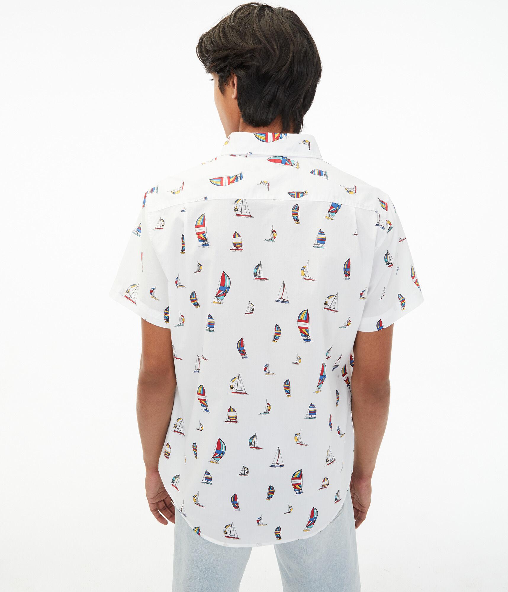 Sailboat Button-Down Shirt