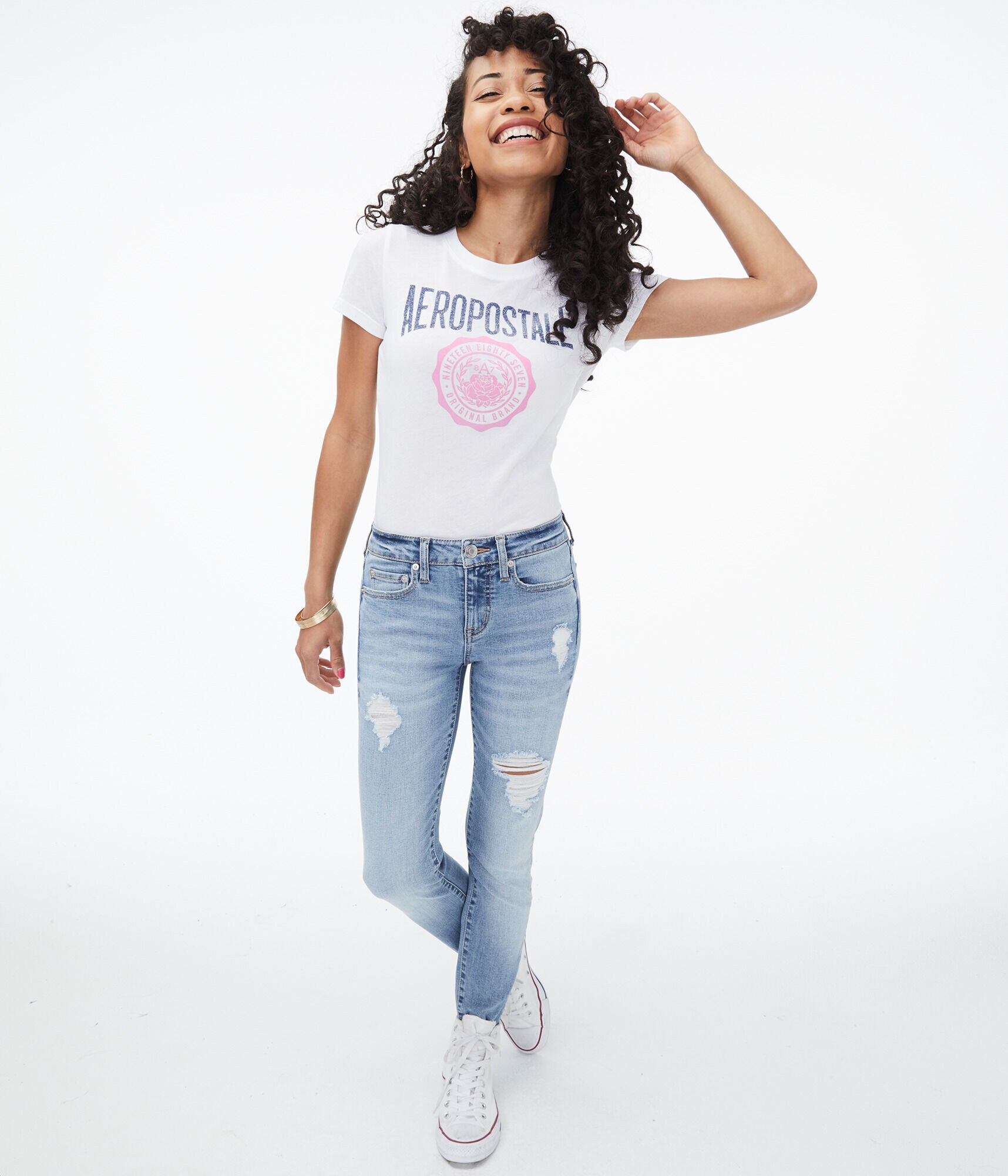 Glitter Aero Graphic Tee