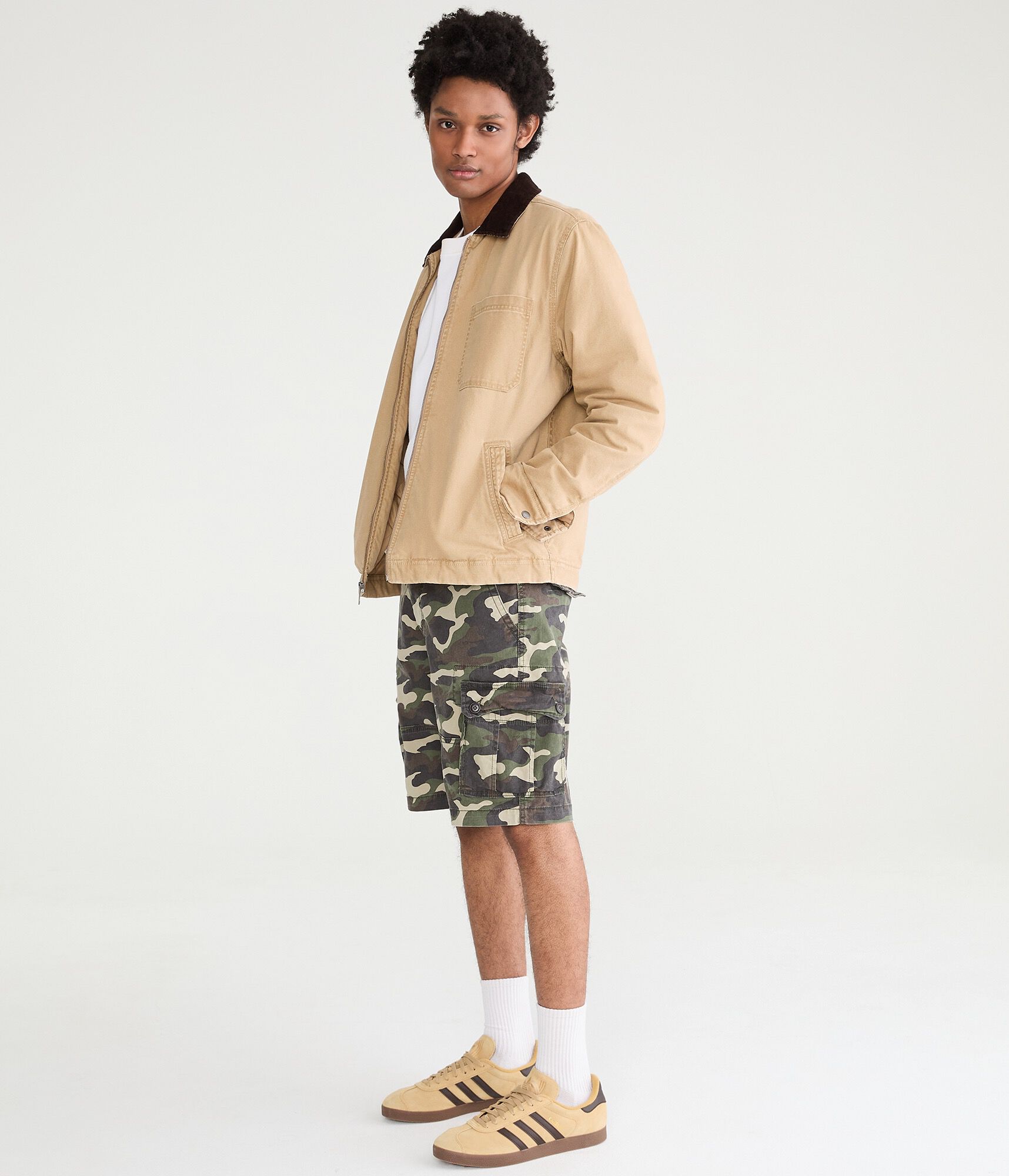 Camo Cargo Shorts 10"