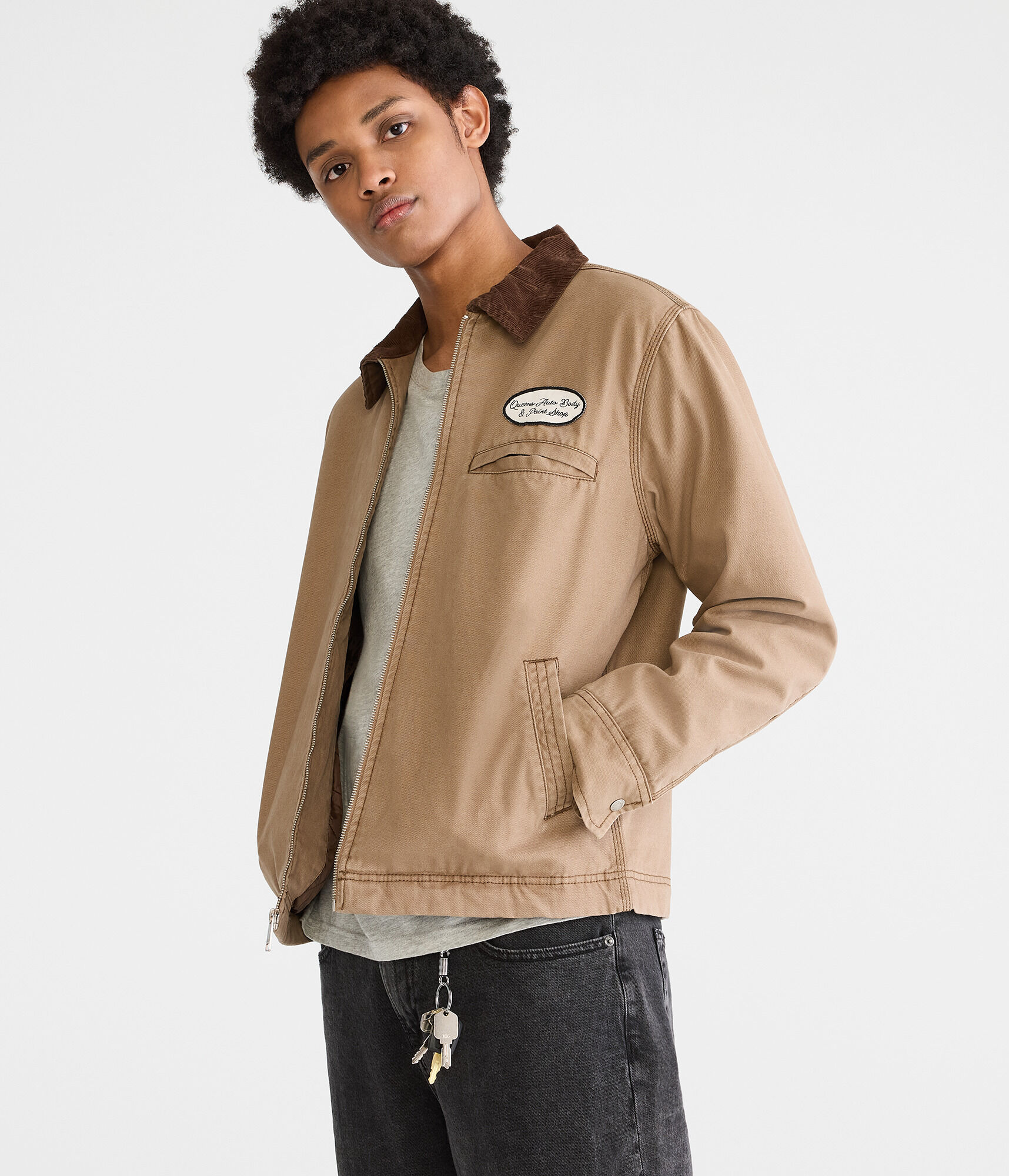 Canvas Workwear Jacket – 70% Off