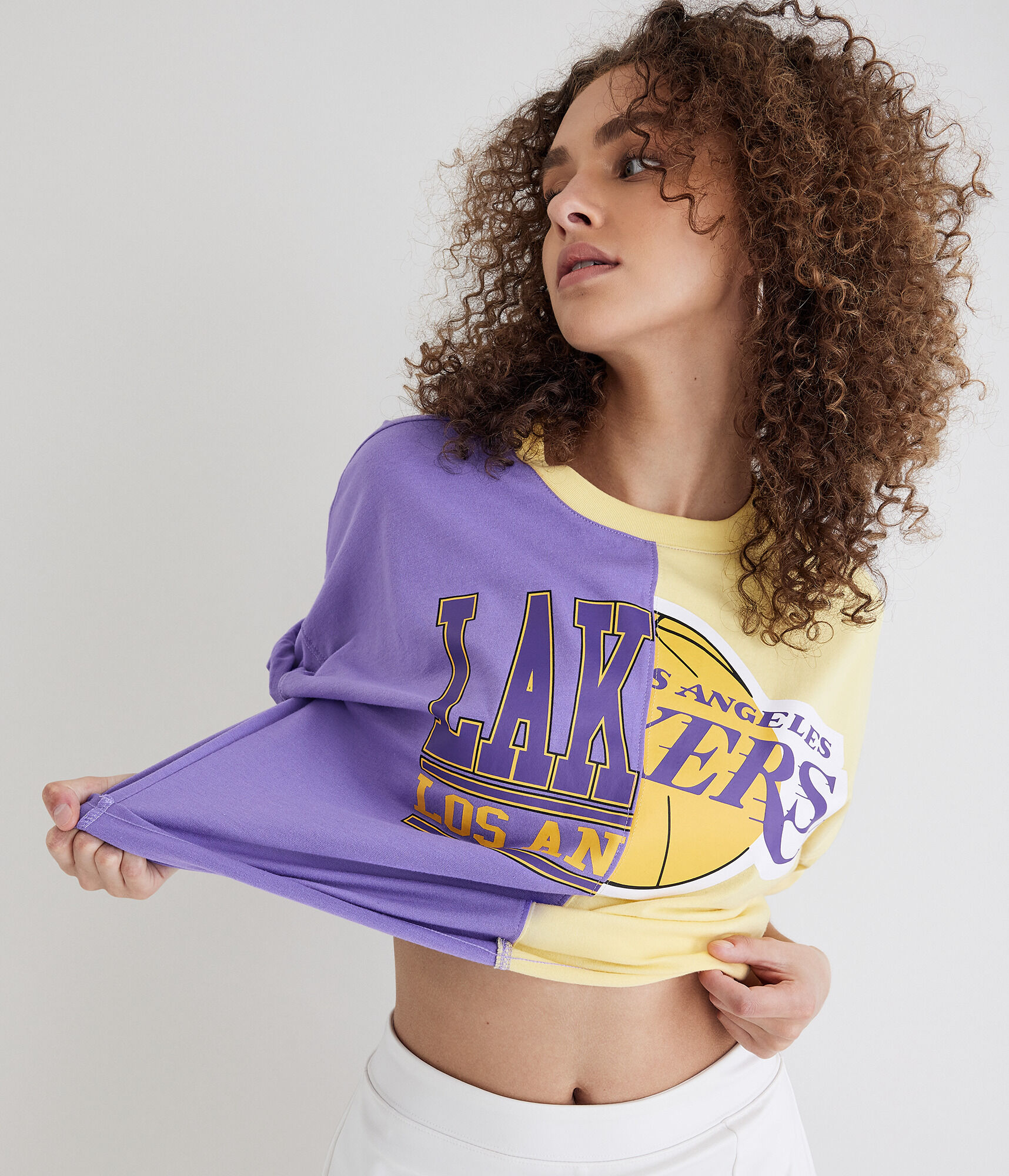Los Angeles Lakers Spliced Graphic Tee