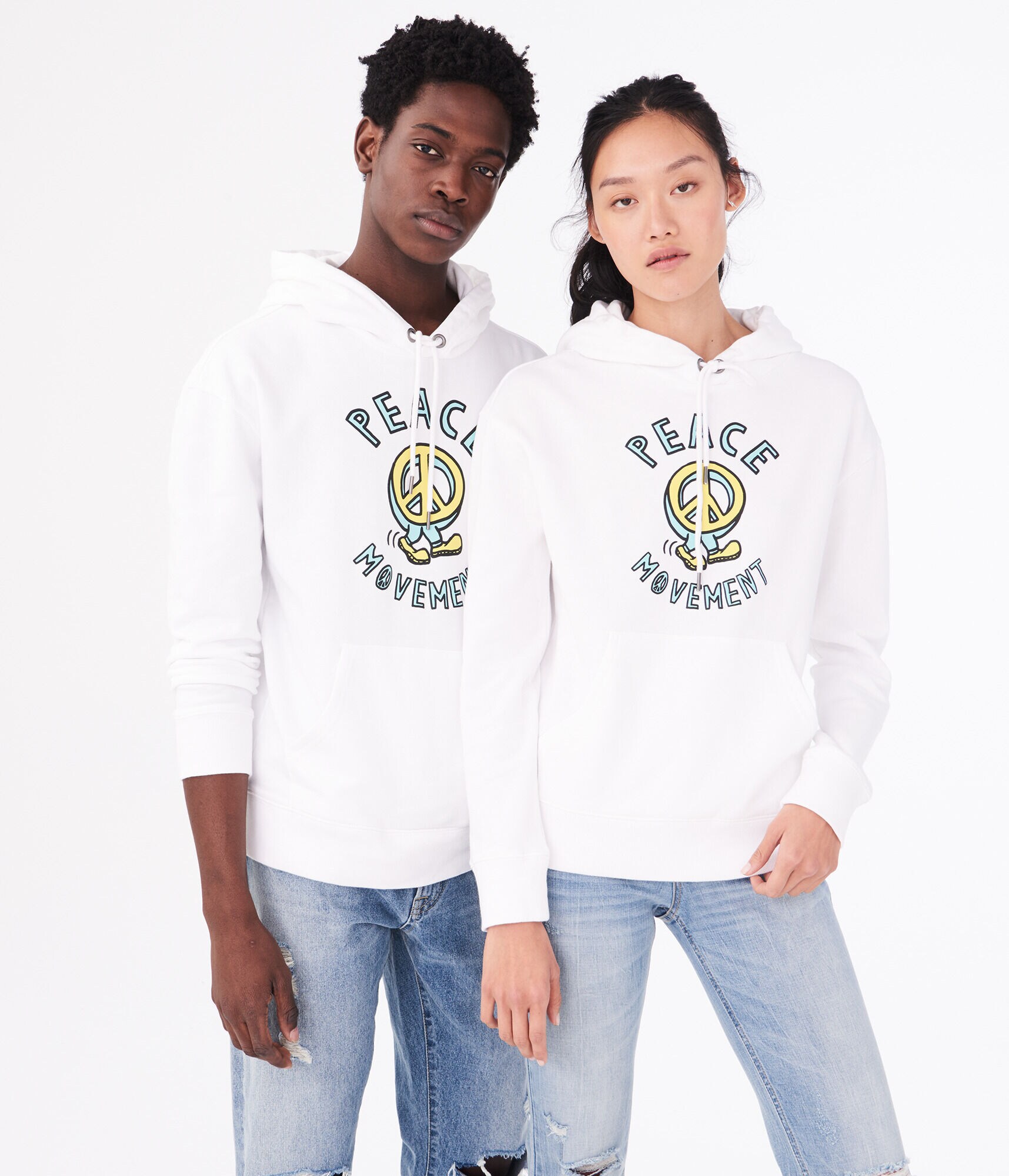 Aero One Peace Movement Pullover Hoodie