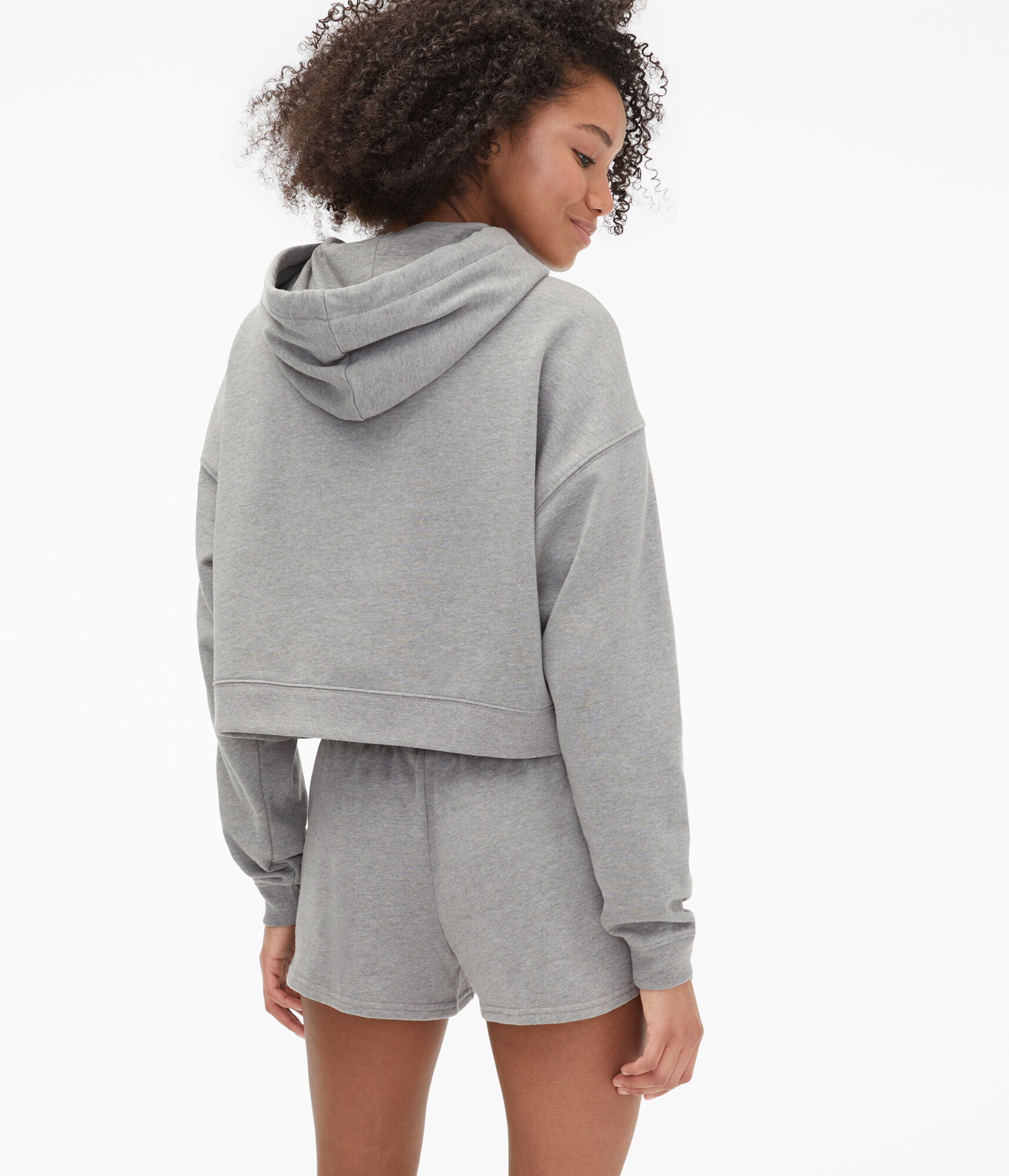 The Hamptons Tennis Cropped Boyfriend Pullover Hoodie