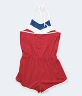 Americana Halter Romper