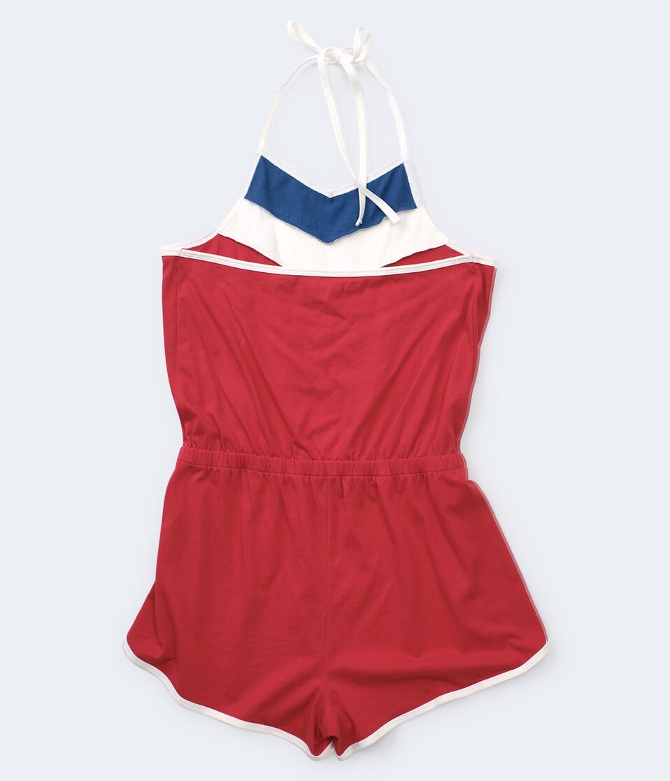 Americana Halter Romper