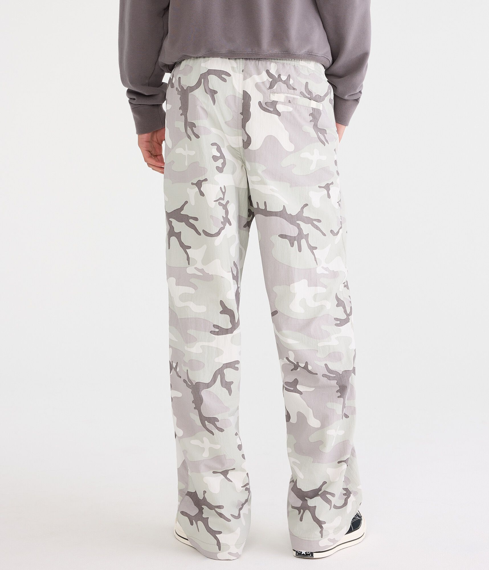 Camo Nylon Track Pants
