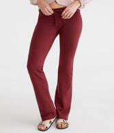 Solid Fit & Flare Sweatpants