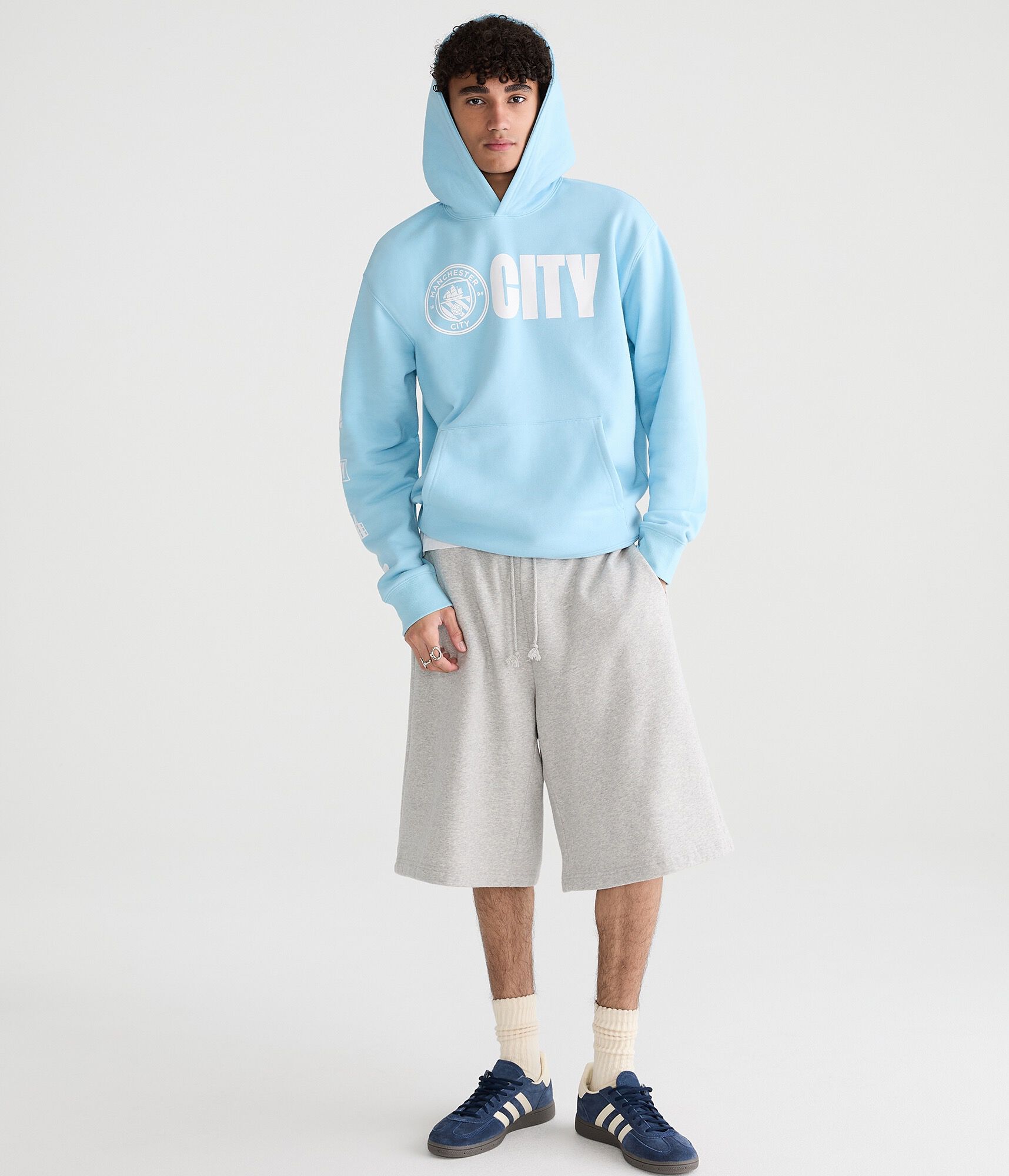 Manchester City Football Pullover Hoodie