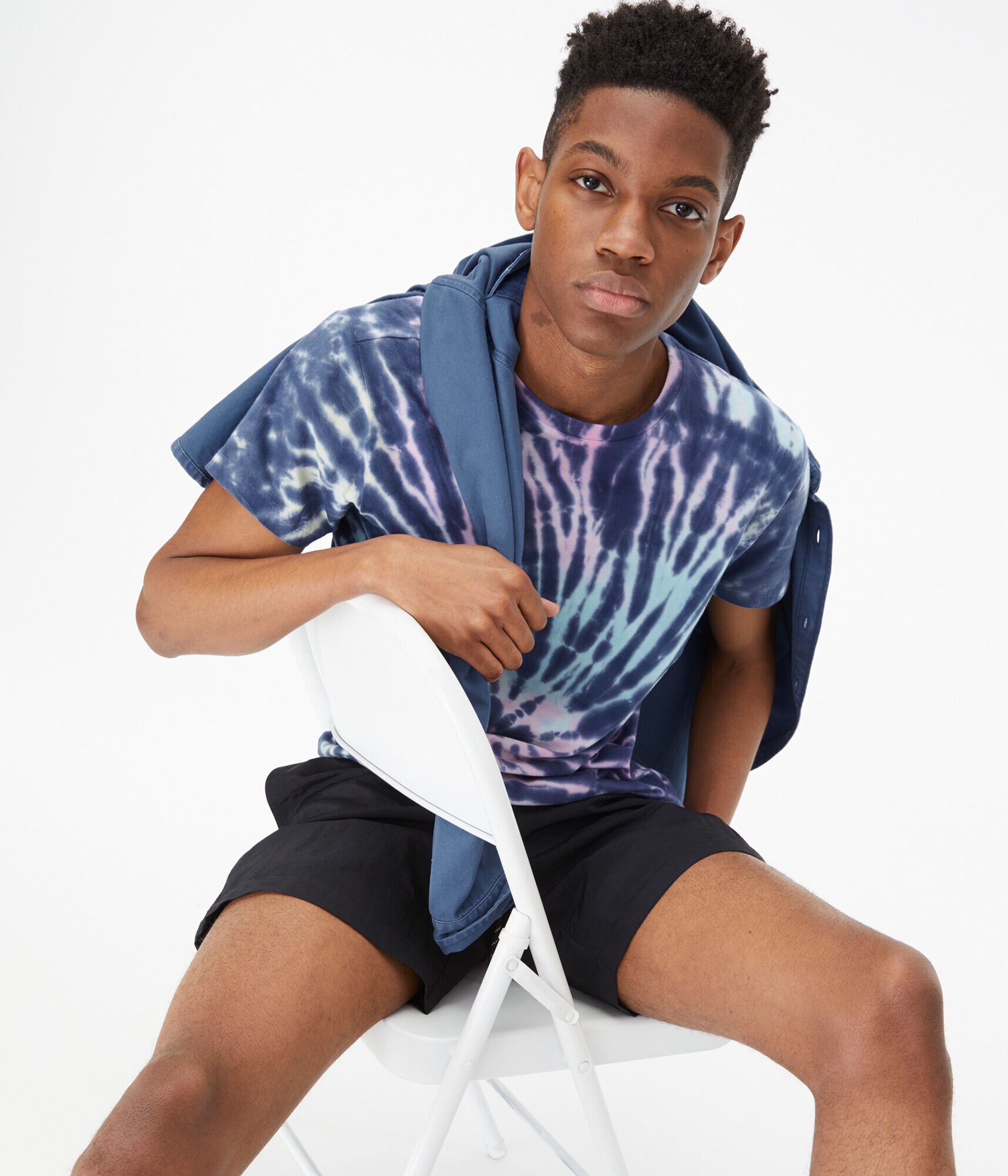 Spiral Tie-Dye Crew Tee