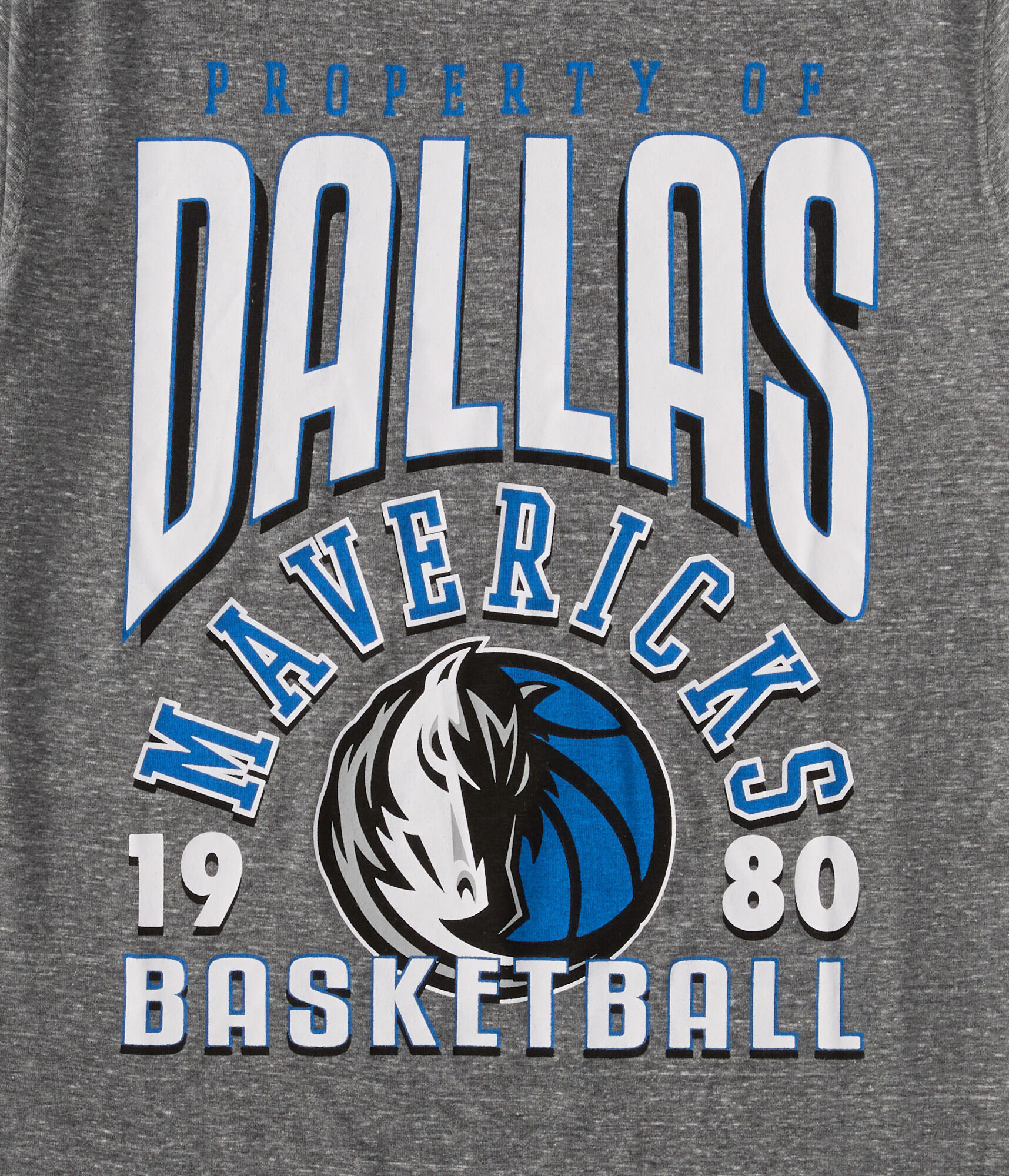 Property Of Dallas Mavericks Relaxed Graphic Tee