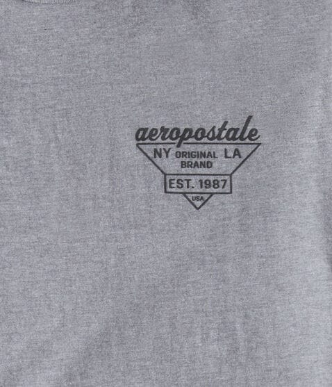 Aeropostale Triangle Logo Graphic Tee Aeropostale Triangle Logo Graphic Tee