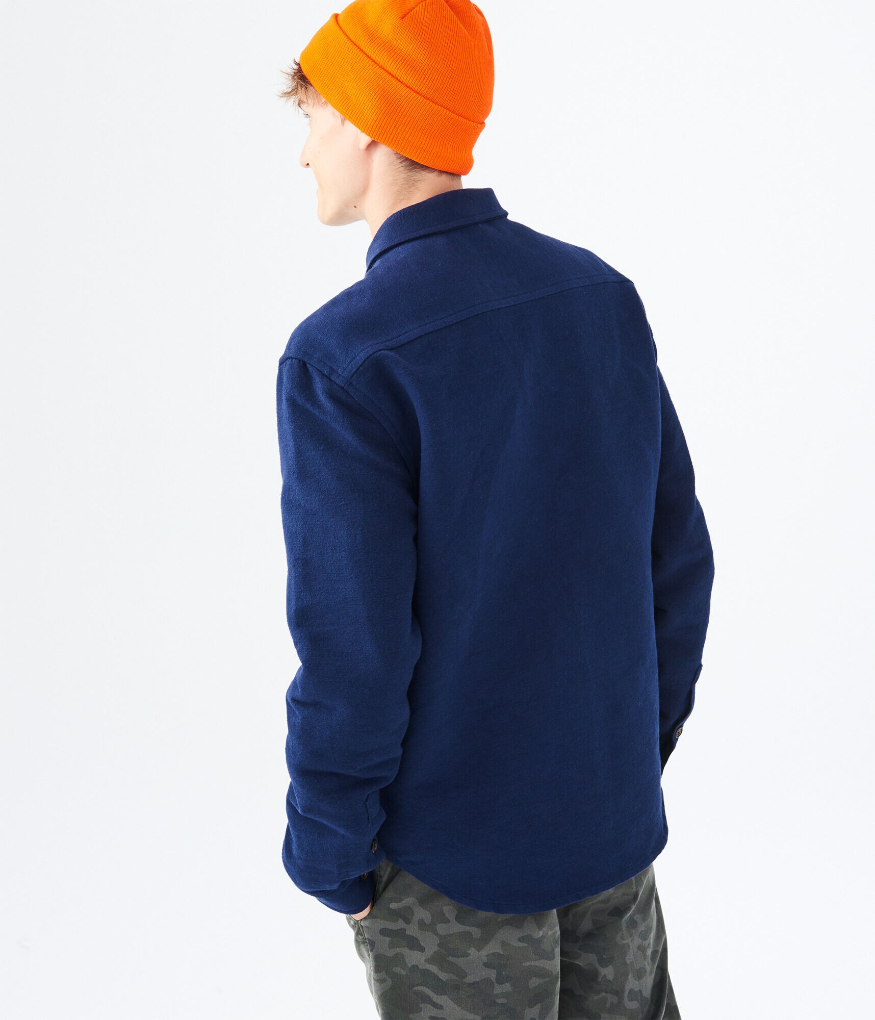 Long Sleeve Workwear Flannel Woven Shirt