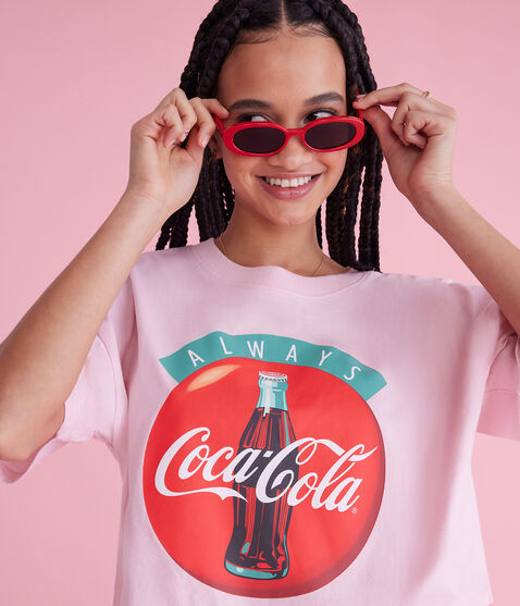 Coca-Cola Always Cropped Graphic Tee Coca-Cola Always Cropped Graphic Tee