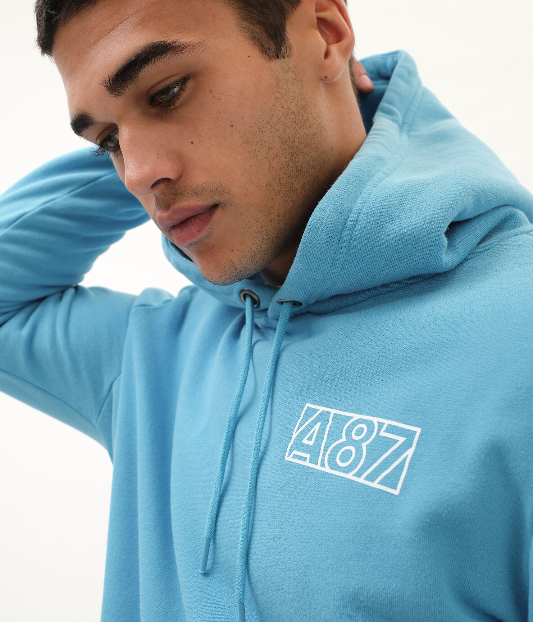 A87 Aeropostale Beach Fleece Pullover Hoodie