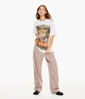 Def Leppard Leopard Boyfriend Graphic Tee