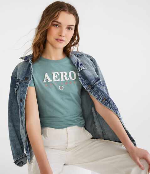 Aeropostale 1987 Appliqué Graphic Tee Aeropostale 1987 Appliqué Graphic Tee