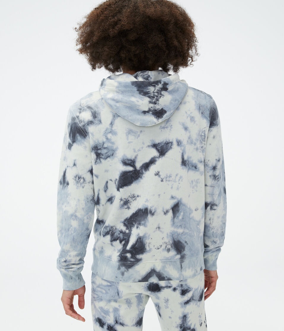 Tie-Dye Box Logo Pullover Hoodie