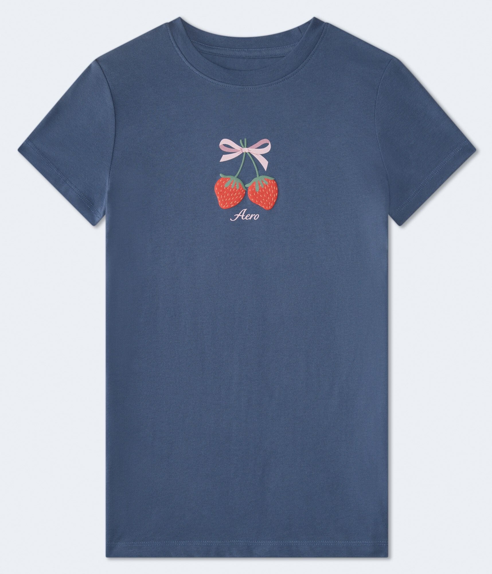 Aero Strawberry Bow Graphic Tee